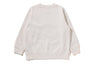 BAPE WASHED EFFECT CREWNECK SWEATSHIRT