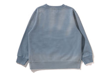 BAPE WASHED EFFECT CREWNECK SWEATSHIRT