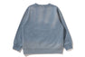 BAPE WASHED EFFECT CREWNECK SWEATSHIRT