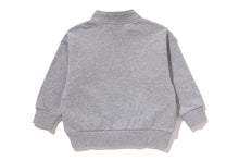 BAPE EMBROIDERY PATCH RELAXED FIT HALF ZIP SWEATSHIRT