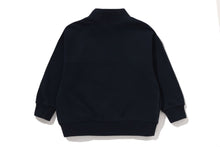 BAPE EMBROIDERY PATCH RELAXED FIT HALF ZIP SWEATSHIRT