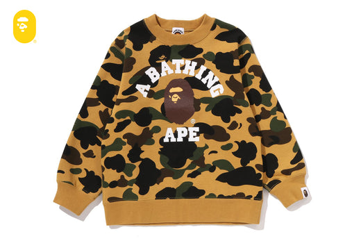 1ST CAMO COLLEGE CREWNECK SWEATSHIRT