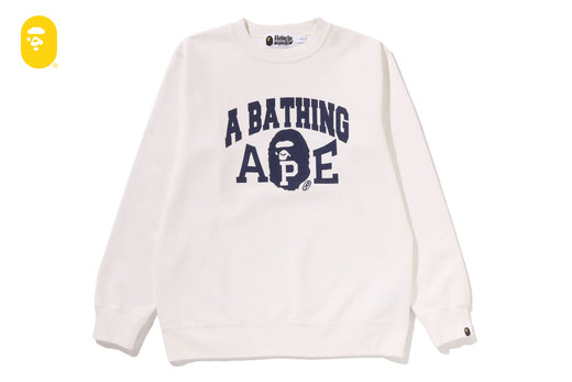 BAPE WASHED EFFECT CREWNECK SWEATSHIRT