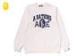 BAPE WASHED EFFECT CREWNECK SWEATSHIRT