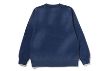 BAPE WASHED EFFECT CREWNECK SWEATSHIRT