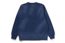 BAPE WASHED EFFECT CREWNECK SWEATSHIRT