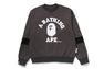 【 BAPE BY KAZUKI KURAISHI 】COLLEGE LOGO PANEL SWEATSHIRT