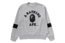 【 BAPE BY KAZUKI KURAISHI 】COLLEGE LOGO PANEL SWEATSHIRT