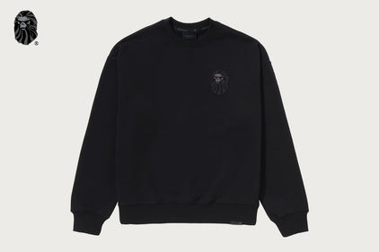 BAPE BLACK SW MID-PT CREWNECK SWEATSHIRT