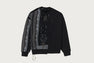 BAPE BLACK HYBRID CREWNECK SWEATSHIRT