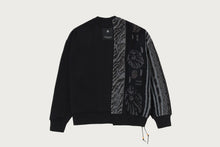 BAPE BLACK HYBRID CREWNECK SWEATSHIRT