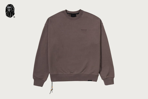 BAPE BLACK PAISLEY EMB CREWNECK SWEATSHIRT