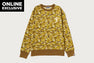BAPE CARD CAMO COLLEGE ONE POINT SWEATSHIRT BAPEC