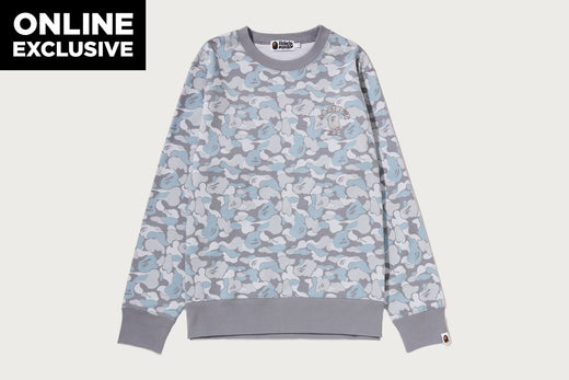 BAPE CARD CAMO COLLEGE ONE POINT SWEATSHIRT BAPEC