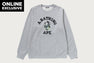 BAPE ONLINE COLLEGE CITY CAMO SWEAT BAPEC