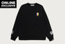 BAPE ONLINE PATCH PRINT SWEATSHIRT BAPEC