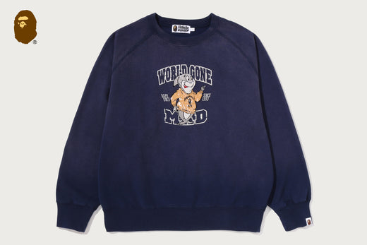 WGM BEAST COLLEGE RELAXED FIT CREWNECK SWEATSHIRT