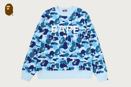 ABC CAMO BAPE CREWNECK SWEATSHIRT