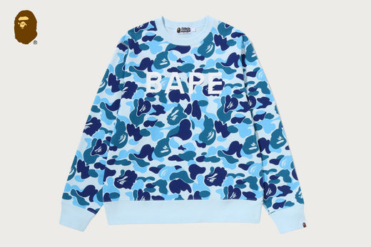 ABC CAMO BAPE CREWNECK SWEATSHIRT