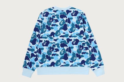ABC CAMO BAPE CREWNECK SWEATSHIRT
