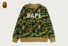 ABC CAMO BAPE CREWNECK SWEATSHIRT