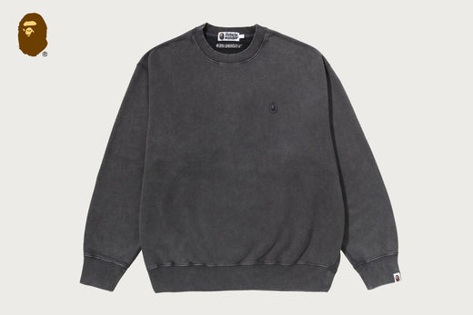 GARMENT DYED ONE POINT RELAXED FIT CREWNECK SWEATSHIRT