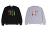 HEAVY WASHED MULTI MILO LOGO RELAXED FIT CREWNECK SWEATSHIRT
