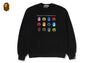 HEAVY WASHED MULTI MILO LOGO RELAXED FIT CREWNECK SWEATSHIRT