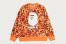 SPLASH CAMO BY BATHING APE CREWNECK SWEATSHIRT
