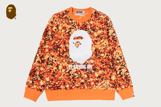 SPLASH CAMO BY BATHING APE CREWNECK SWEATSHIRT