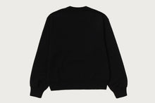 COLLEGE FUR PATCH CREWNECK SWEATSHIRT