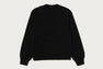 COLLEGE FUR PATCH CREWNECK SWEATSHIRT