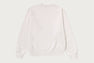 COLLEGE FUR PATCH CREWNECK SWEATSHIRT