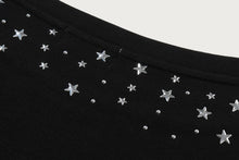 MULTI LOGO STUD DROP SHOULDER SWEATSHIRT