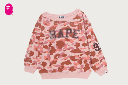 1ST CAMO MULTI LOGO STUD DROP SHOULDER SWEATSHIRT