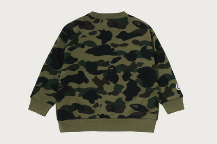 1ST CAMO SHARK RELAXED FIT CREWNECK SWEATSHIRT