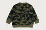 1ST CAMO SHARK RELAXED FIT CREWNECK SWEATSHIRT