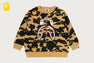 1ST CAMO SHARK RELAXED FIT CREWNECK SWEATSHIRT