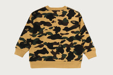 1ST CAMO SHARK RELAXED FIT CREWNECK SWEATSHIRT