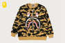 1ST CAMO SHARK RELAXED FIT CREWNECK SWEATSHIRT