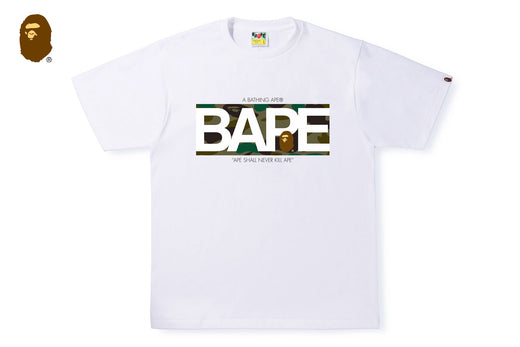1ST CAMO BAPE LOGO TEE