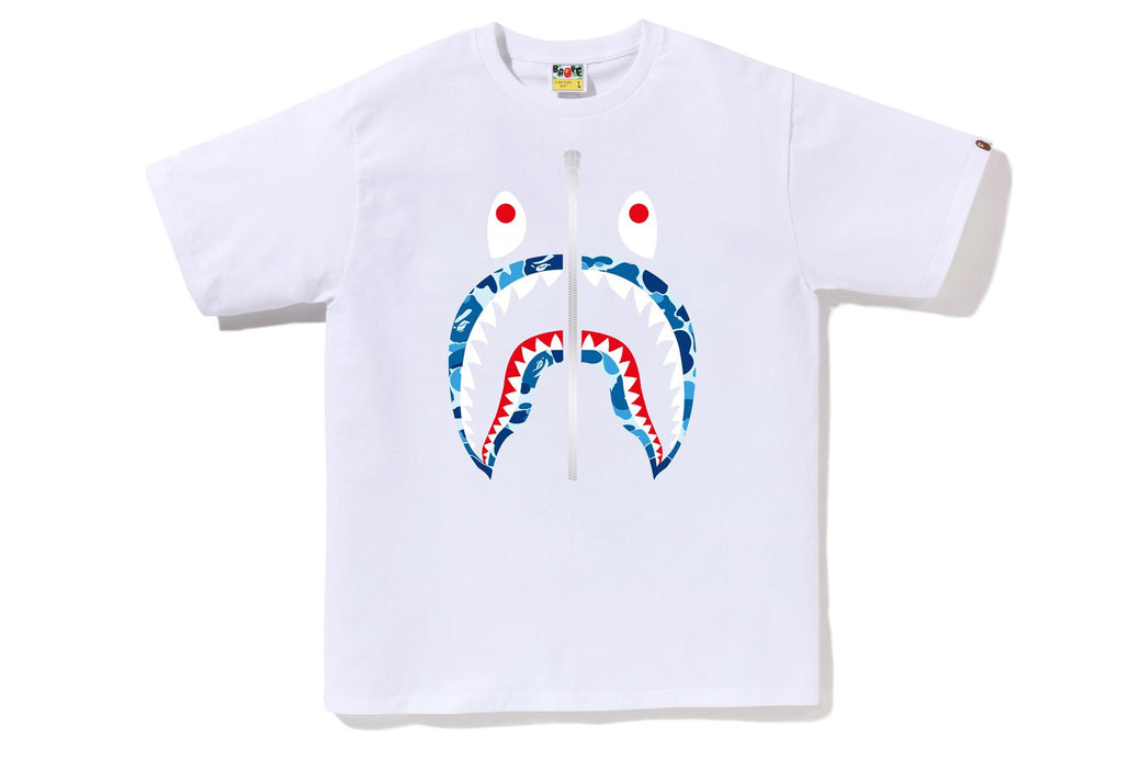 ABC CAMO SHARK TEE | bape.com