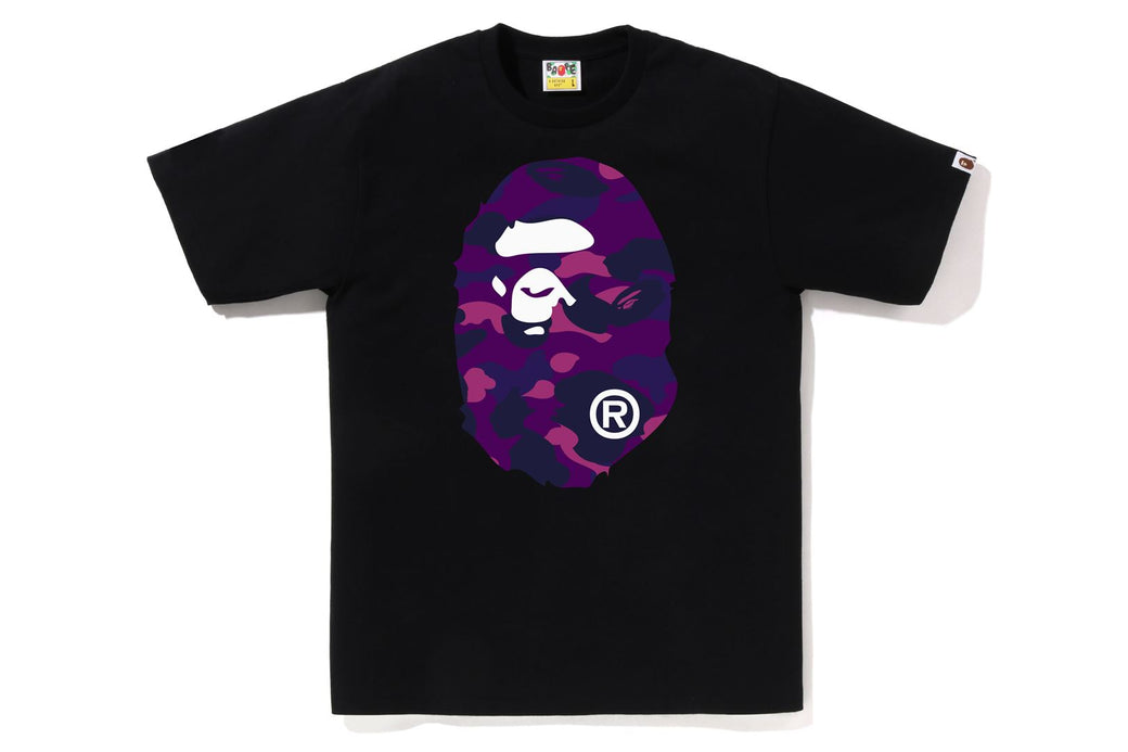 BAPE Check Big Ape Head store Tee