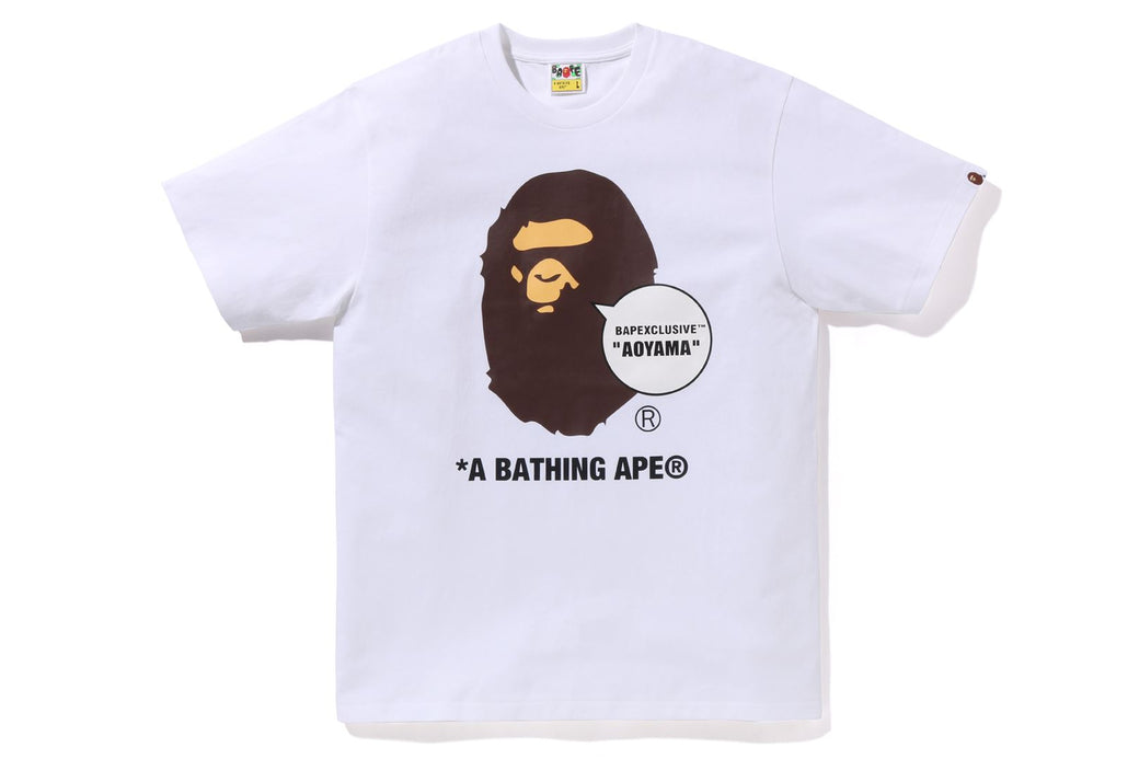 A BATHING APE BAPEXCLUSIVE Tシャツ柄デザインプリント