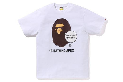 BAPEXCLUSIVE AOYAMA APE HEAD TEE