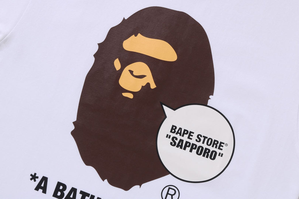 BAPE STORE SAPPORO APE HEAD TEE | bape.com