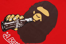 【 BAPE X Coca-Cola 】APE HEAD TEE