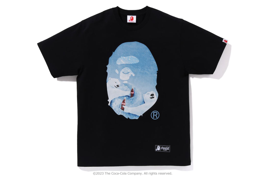 BAPE X Coca-Cola 】PHOTO APE HEAD TEE | bape.com