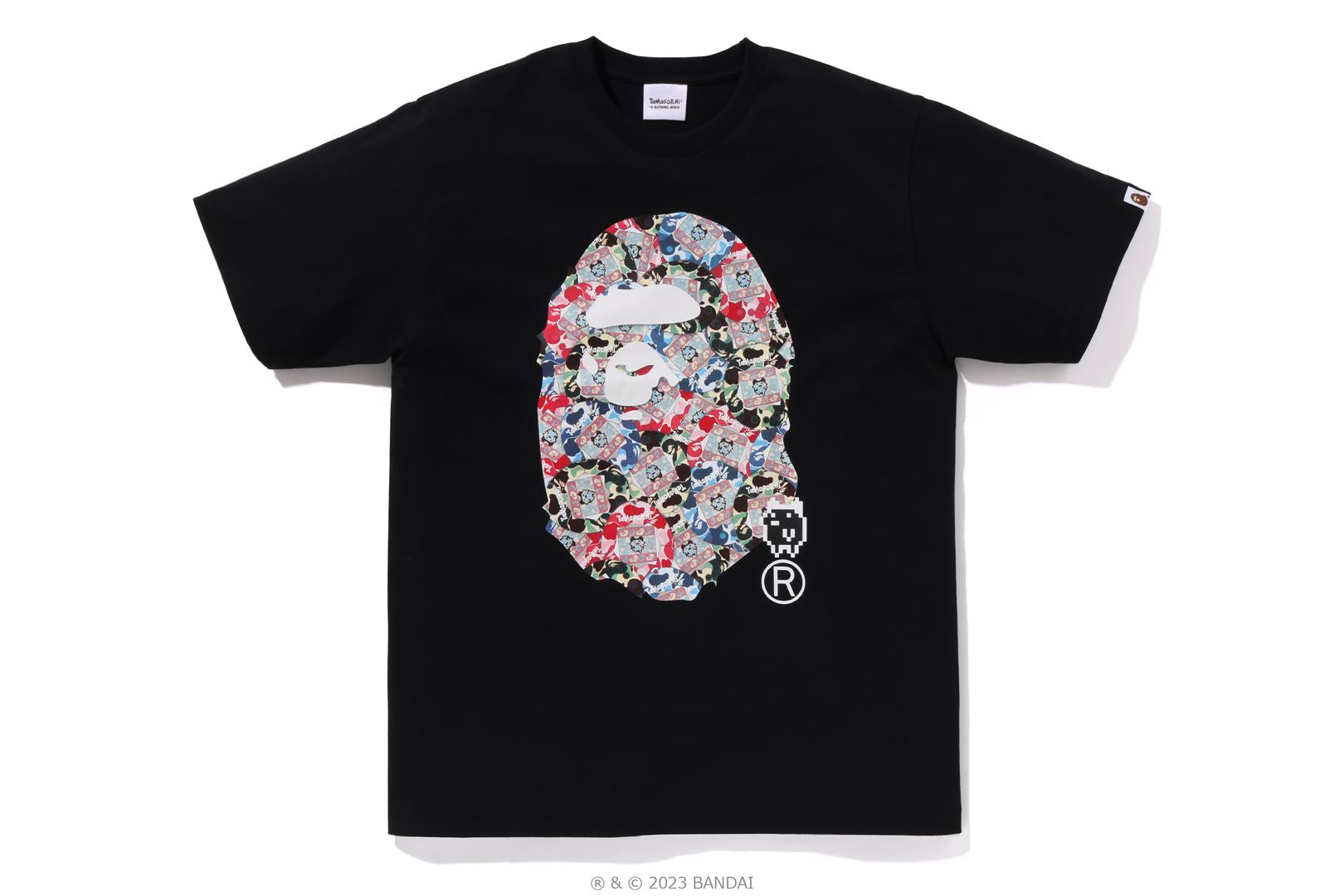 【 BAPE X TAMAGOTCHI 】APE HEAD TEE