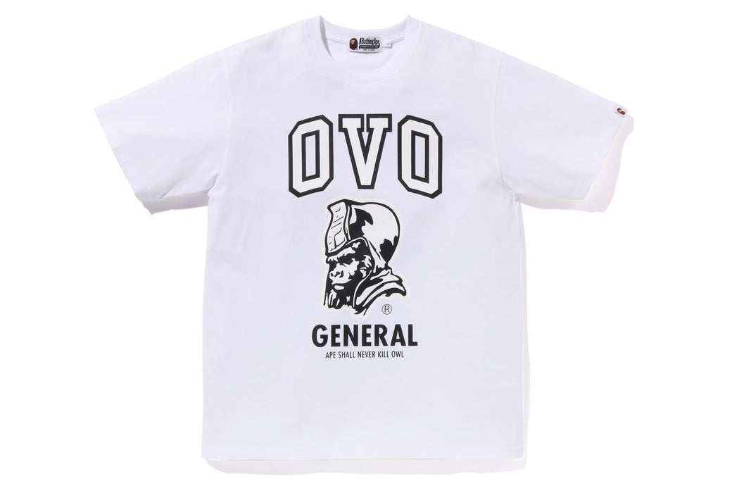 【 BAPE X OVO 】GENERAL TEE